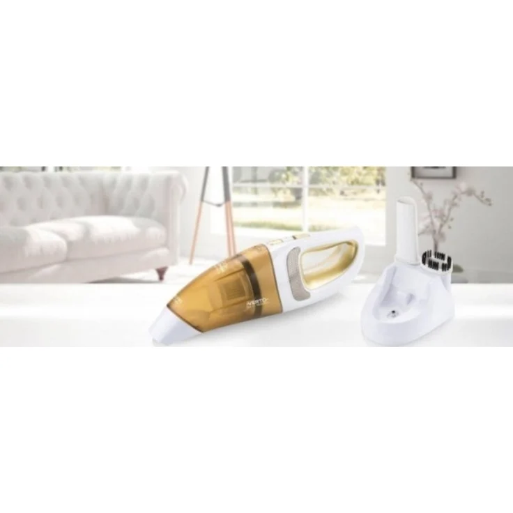 ETA Verto II ETA142390000 Handstaubsauger, 15 min Akkubetrieb, HEPA-Filter, weiß-orange – Bild 2