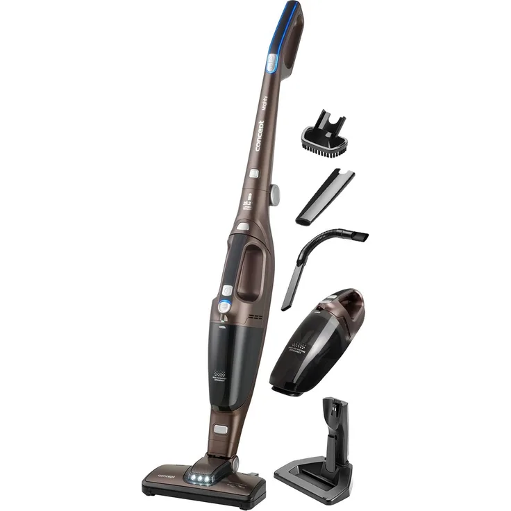 Concept Mighty VP4165 Handstaubsauger, 65 min Akuuebtrieb, EPA-Filter, braun