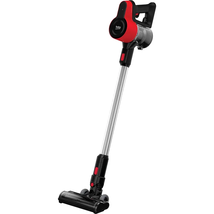 Beko VRT50121VR Handstaubsauger, 45 min Akkubetrieb, schwarz-rot