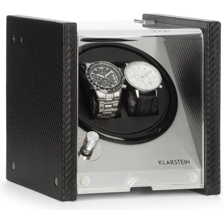 Tokyo 2 Uhrenbeweger, 2 Uhren, 3 Geschwindigkeiten, 4 Modi, schwarz