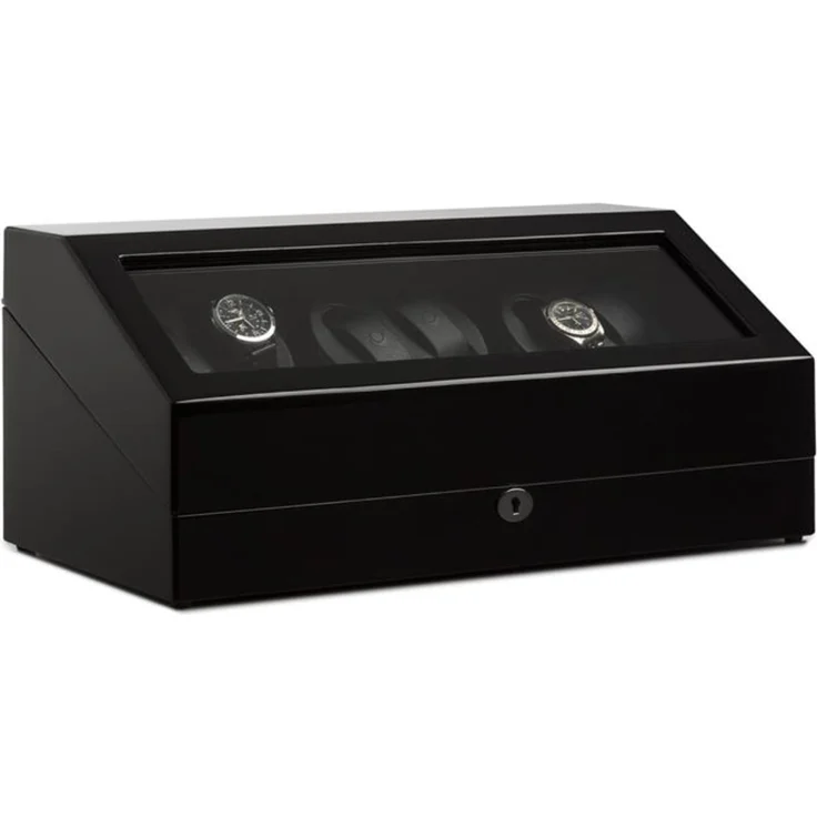 Uhrenbeweger Schaukasten Vitrine 13 Uhren Watch Winder Schwarz