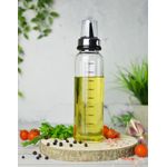 Essig Ölflasche 500ml mit Ausgießer und Verschluss Tropffrei mit Skala Ölspender Essigspender