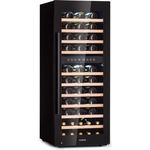 Klarstein Barossa 73 Duo Weinkühlschrank, freistehend, schwarz, 73 Flaschen, 2 Temperaturzonen, Touch-Display, Energieklasse G
