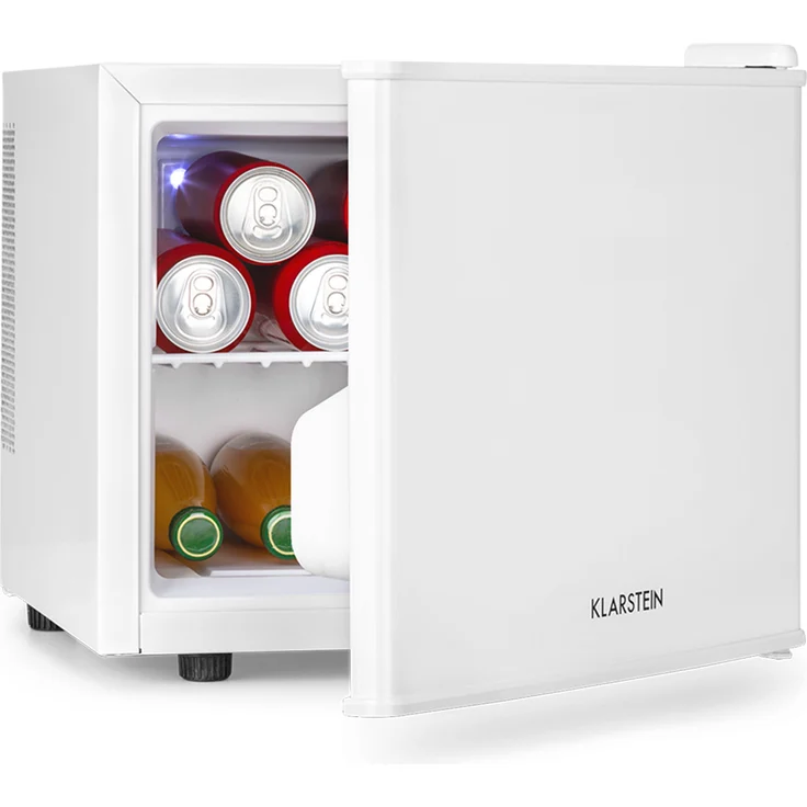 Klarstein Geheimversteck Minikühlschrank, freistehend, weiß, 2 Ebenen, thermoelektrisch, Energieklasse G – Bild 1