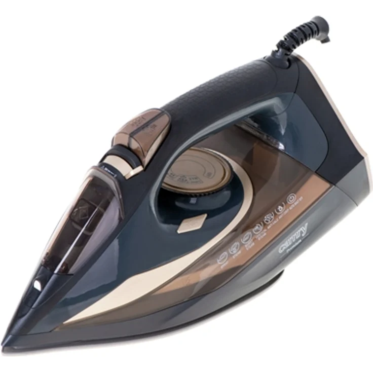 Camry Steam Iron CR 5036 3400 W Water tank capacity 360 ml Continuous steam 50 g/min Black/Gold – Bild 1