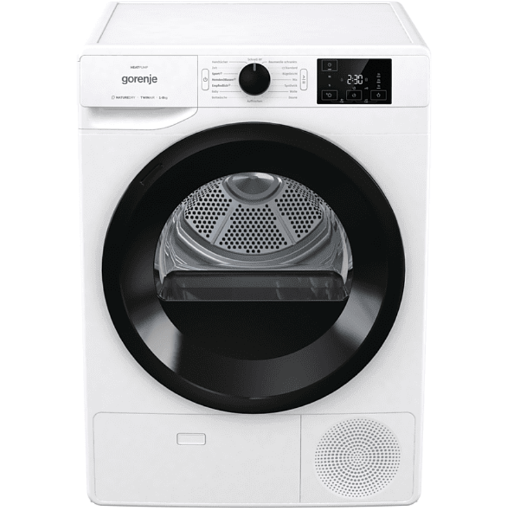 Gorenje DNE83/GN, Kondestrockner, A+++, Fassungsvermögen 8 kg, Standgerät, weiß – Bild 2
