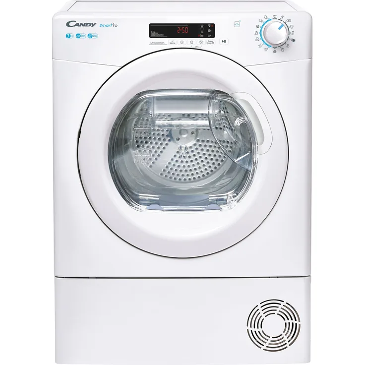 Candy CSOEH7A2DE-S, Wärmepumpentrockner, A+++, Fassungsvermögen 7 kg, Standgerät, weiß