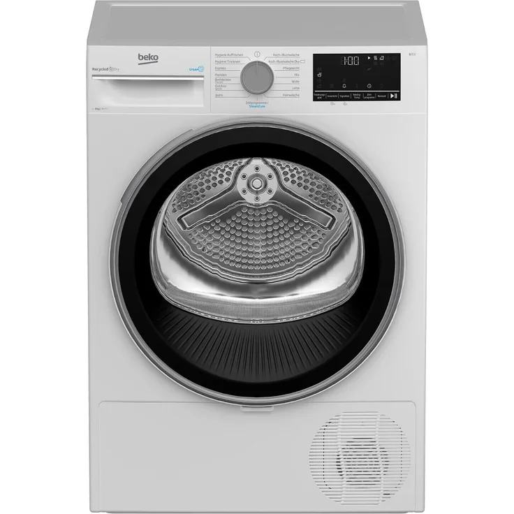 Beko B3T22491, Wärmepumpentrockner, A+++, Fassungsvermögen 8 kg, Standgerät, weiß