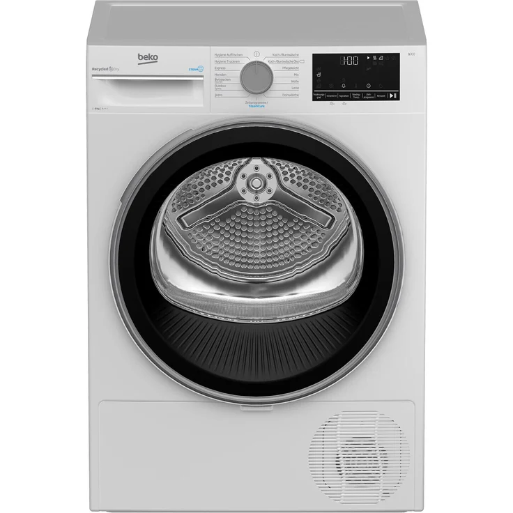 Beko B3T22491, Wärmepumpentrockner, A+++, Fassungsvermögen 8 kg, Standgerät, weiß – Bild 1