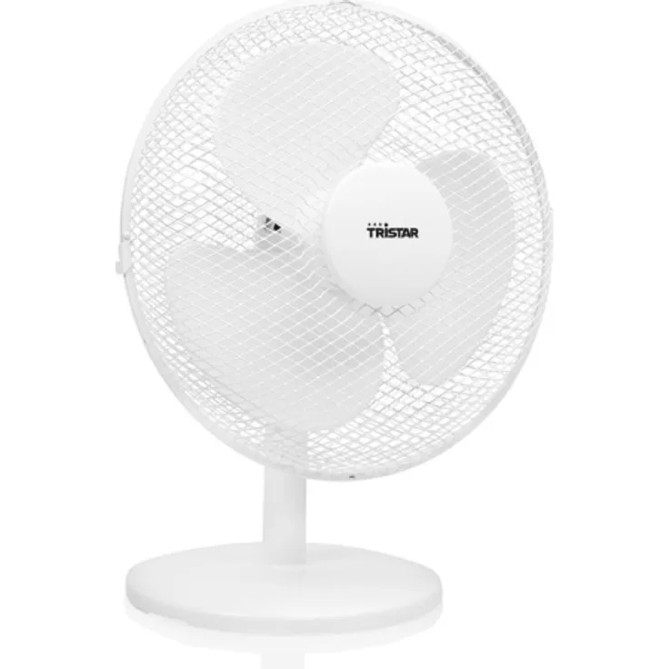Tischventilator Weiß  30cm 3-Stufen 1489,2m³ Std Oszillierend
