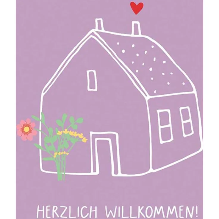 Paperproducts Design Servietten 33x33 cm Herzlich Willkommen