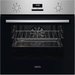 Zanussi ZOENC2X2 Einbaubackofen, Einbaugerät, Garraum 65 l, groß (ab 65 l), edelstahl