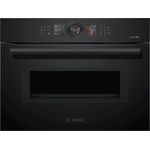 Bosch CMG836NC1 Backofen mit Mikrowelle, Serie 8, Eco Clean, 45,5 cm, Einbaugerät, Garraum 45 l, Breite 59,4 cm, mittel (35 - 64 l), schwarz
