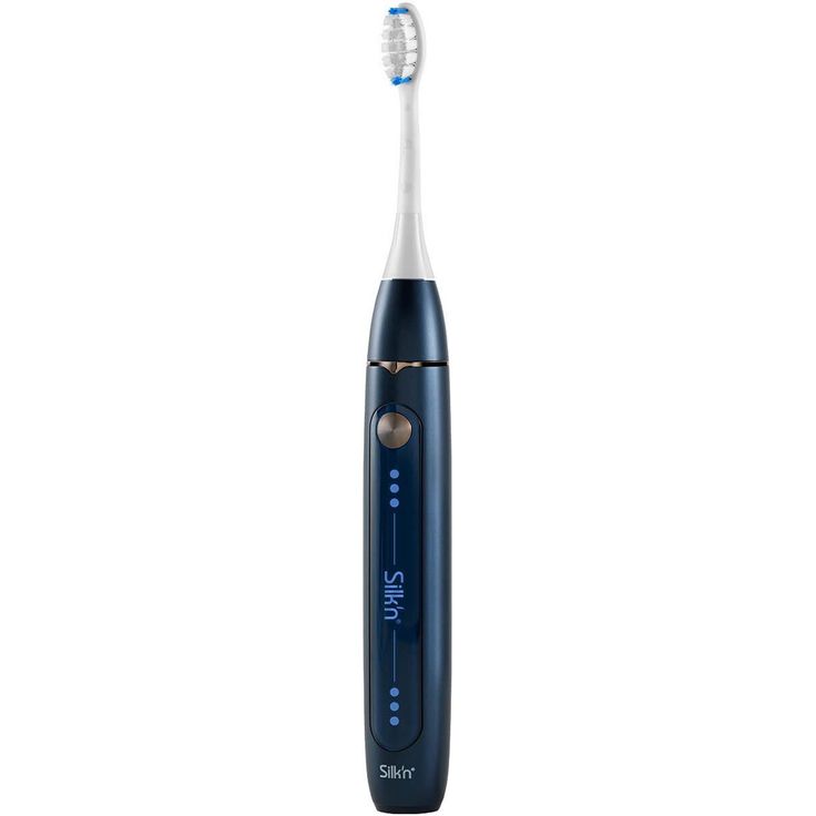 Silk'n SonicYou elektrische Zahnbürste, 3 Putzmodi, inkl. 2 Aufsteckbürsten mit 2 Schutz- Etuis, darkblue – Bild 3