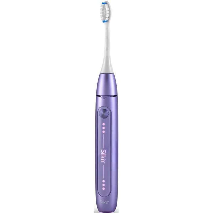 Silk'n SonicYou elektrische Zahnbürste, 3 Putzmodi, inkl. 2 Aufsteckbürsten mit 2 Schutz- Etuis, purple – Bild 3