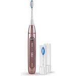 Silk'n SonicYou elektrische Zahnbürste, 3 Putzmodi, inkl. 2 Aufsteckbürsten mit 2 Schutz- Etuis, rosegold