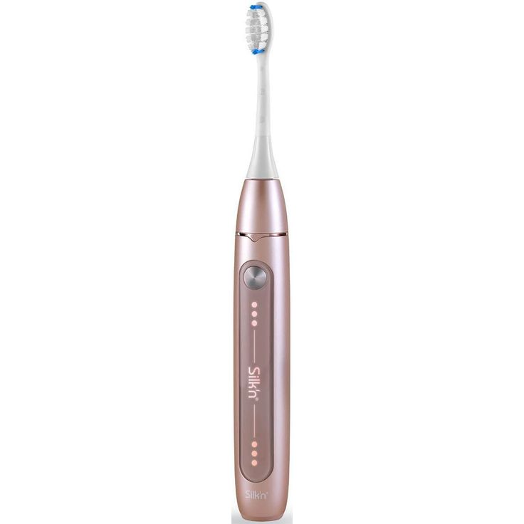 Silk'n SonicYou elektrische Zahnbürste, 3 Putzmodi, inkl. 2 Aufsteckbürsten mit 2 Schutz- Etuis, rosegold – Bild 3