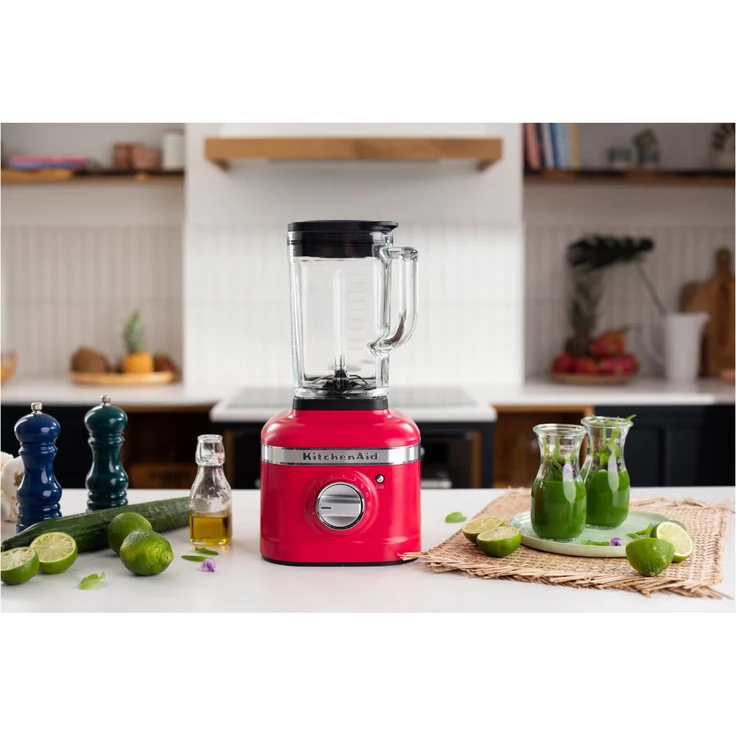 KitchenAid K400 Artisan Standmixer, 1200W, 3 Funktionen, 5 Geschwindigkeiten, 1,5 L Glasbehälter, Farbe des Jahres 2023, hibiskus, Serie: 5KSB4026 – Bild 3