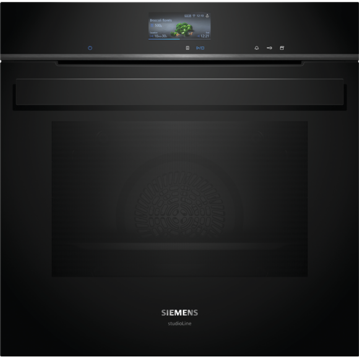 Siemens HS936GCB1 Dampfbackofen, iQ700, Einbaugerät, Garraum 71 l, Breite 59,4 cm, groß (ab 65 l), schwarz