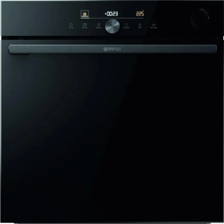 Gorenje BPSA6747DGWI Einbaubackofen, Einbaugerät, Garraum 77 l, groß (ab 65 l), schwarz – Bild 1