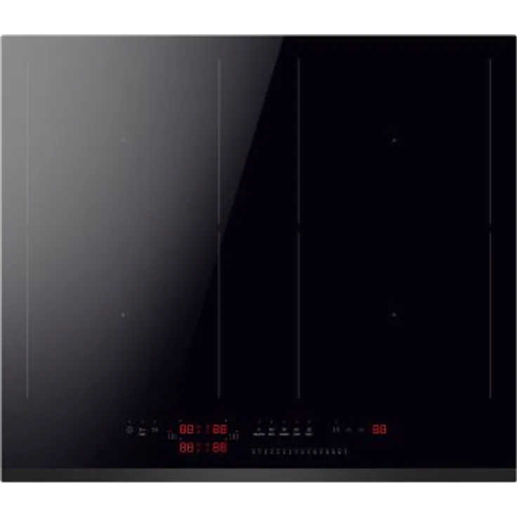 Amica KMI 776 660 F Induktionskochfeld, Facettenschliff, Einbaugerät, Breite 60 cm, 4 Zonen, schwarz