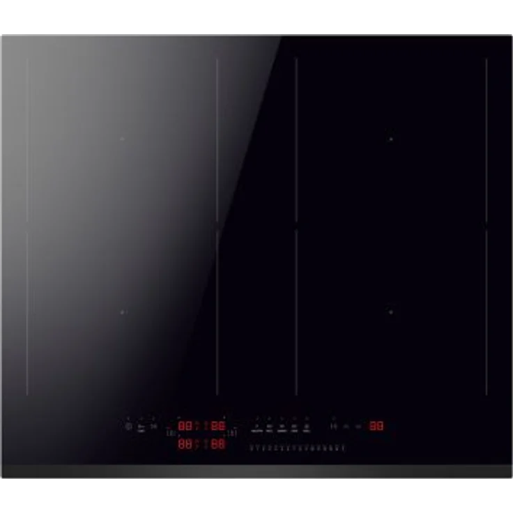 Amica KMI 776 660 F Induktionskochfeld, Facettenschliff, Einbaugerät, Breite 60 cm, 4 Zonen, schwarz