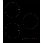 PKM IF3 Induktionskochfeld, Autark, 9 Leistungsstufen, Touch Control, Timer, Einbaugerät, Breite 45 cm, 3 Zonen, schwarz