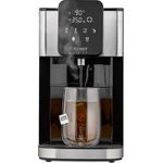 Caso HW 1660 Turbo Heißwasserspender, heißes Wasser in wenigen Sekunden (40-100°C), 2600 Watt, 4 Liter, Display, Wasserfilter, Edelstahl, silber
