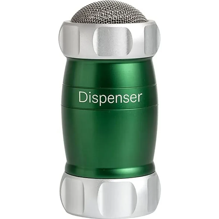 Marcato Kakaostreuer, Dispenser, Aluminum, grün