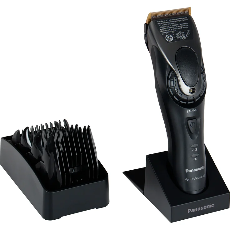 Panasonic ER-DGP 86 Profi Haarschneider, Linearmotor-Technologie, Verstellbarer Scherkopf (0,3 - 1,5 mm), 4 Aufsätze, schwarz – Bild 4