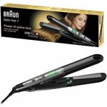 Braun Satin Hair 7 ST710 Glätteisen ES2, 170 Watt, Beschichtung Nanoglide Keramikplatten, schwarz