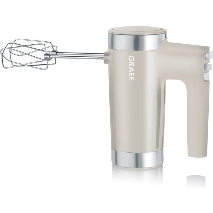 Graef HM508 Handmixer, 600 Watt, 7 Leistungsstufen, grau – Bild 1