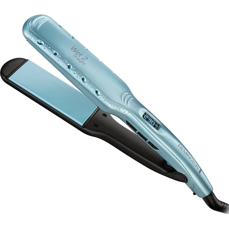 Remington S7350 Glätteisen, 10 Temperaturstufen, bis 235 °C, Spannungsanpassung, Überhitzungsschutz, türkis, schwarz