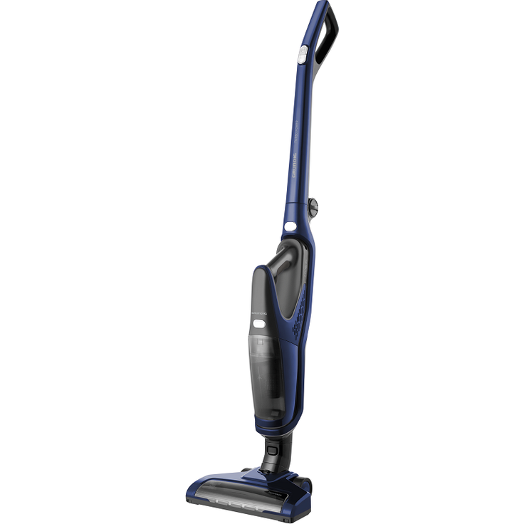 Grundig VCH 9130 E Handstaubsauger, 60 min Akkubetrieb, abklappbarer Griff, freistehend, blau