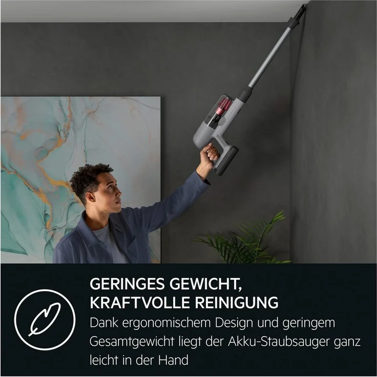 AEG AP71AB14UG Handstaubsauger Animal 7000, 50 min Akkubetrieb, 3 Saugmodi, Urban Grey – Bild 2