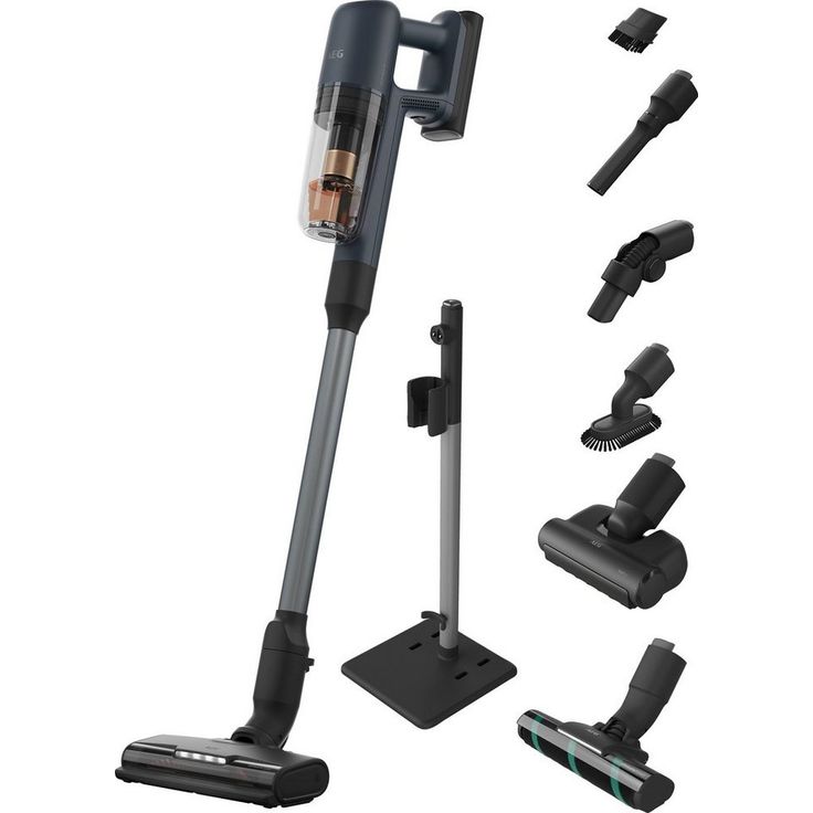 AEG AP71A142XN Handstaubsauger Ultimate 7000, 50 min Akkubetrieb, 3 Saugmodi, Denim Blue