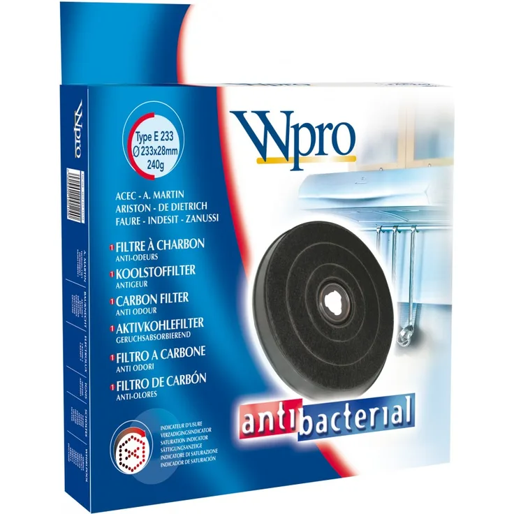 Wpro Aktivkohlefilter Typ E233, FAC519, EFF57, EHFC57, KF3 universal Nr.: 481281718534 - Preisvergleich
