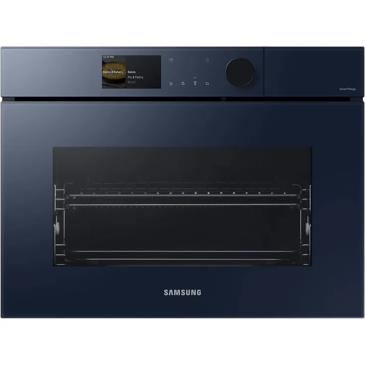 Samsung BESPOKE Kompakt-Einbaubackofen 45 cm mit Mikrowelle, 100% Dampfgarer, 50 l, A+ , Clean Navy, Serie 7, Dampfreinigung, WiFi, grifflos, NQ5B7993ACN/U1