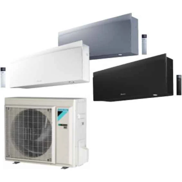 Daikin Wandgerät Set Emura 3 (Mattweiß) R-32 FTXJ25AW + RXJ25A Einbau-Klimagerät, Split, A++, weiß, 2,5 kW, Kühl- und Heizfunktion – Bild 1