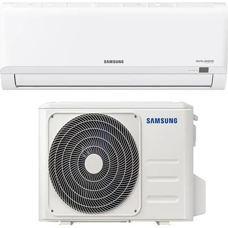 Samsung F-AR12MLB Einbau-Klimagerät, Split-Klimaanlage, A, weiß, Kühl- und Heizfunktion