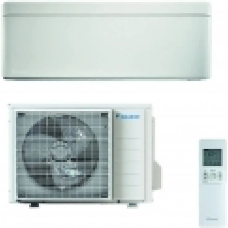 Daikin FTXA50AW + RXA50B Einbau-Klimagerät, Split, A++, weiß, Wandgerät Stylish, R-32, 5,0 kW, Kühl- und Heizfunktion