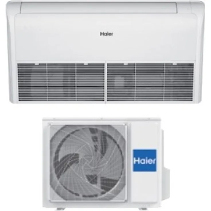 Haier Unterdecken-/Truhengerät Set AC71S2SG1FA + 1U71S2SR2FA Einbau-Klimagerät, Split, A, weiß, 7,1 kW, Kühl- und Heizfunktion