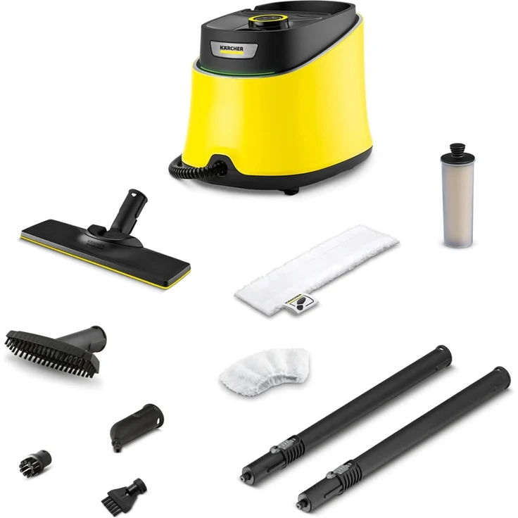 Kärcher SC 3 Deluxe EasyFix Dampfreiniger, 1900 Watt, 3,5 bar Dampfdruck, 1.513-200.0, gelb-schwarz – Bild 1