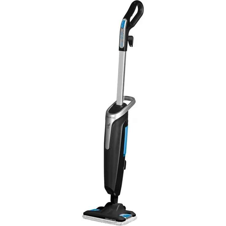 Rowenta RY6555WH Steam Power Extreme Brush Dampfreiniger, 1200 Watt, 30 s Aufheizzeit, schwarz-silber