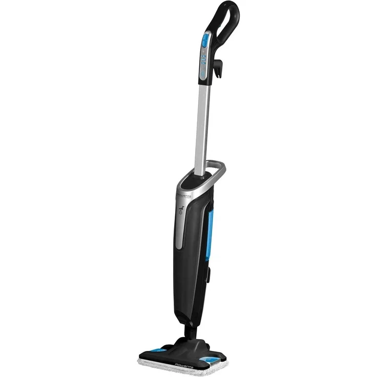 Rowenta RY6555WH Steam Power Extreme Brush Dampfreiniger, 1200 Watt, 30 s Aufheizzeit, schwarz-silber – Bild 1