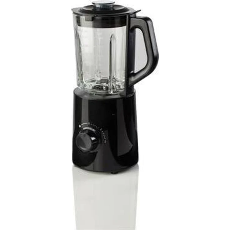 Gorenje B800GBK Standmixer, 800 W, 2 Geschwindigkeiten, 1.5 L Glaskrug, schwarz, silber – Bild 1