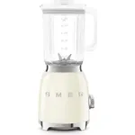 Smeg BLF03CREU Standmixer in 50's Style, 800 Watt, 1,5 Liter, 4 Geschwindigkeiten, 4 Programme, Aluminium-Druckguss, creme, Serie: