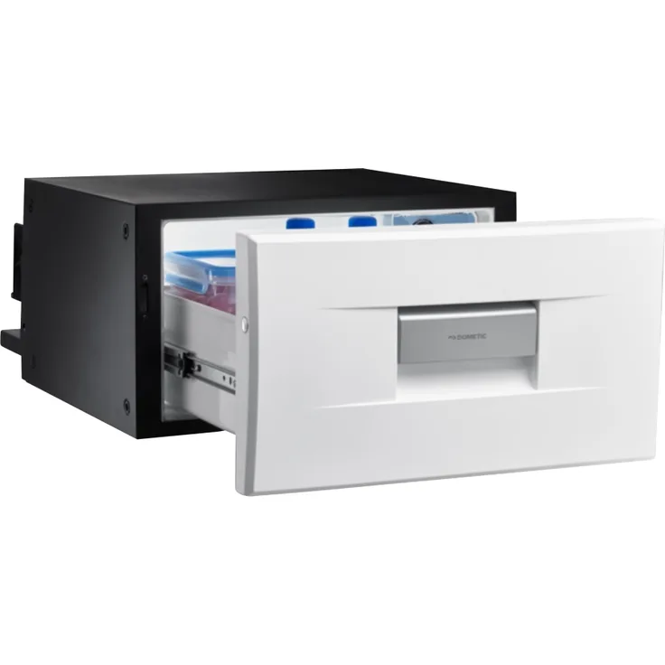 Dometic CoolMatic CD20 DCW - Kühlschrank - Schublade - eingebaut - Breite: 44 cm - Tiefe: 56 4 cm - Höhe: 25 cm - 20 Liter - schwarz/weiß
