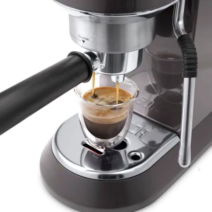 De'Longhi Dedica Arte EC885.M Siebträger-Espressomaschine, 1300 Watt, 15 bar Milchschaumdüse, grau – Bild 3