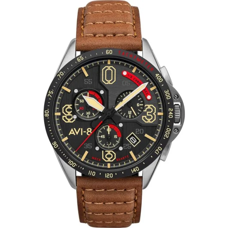 AVI8 Armbanduhr Herren P51 Mustang cuir AV407702